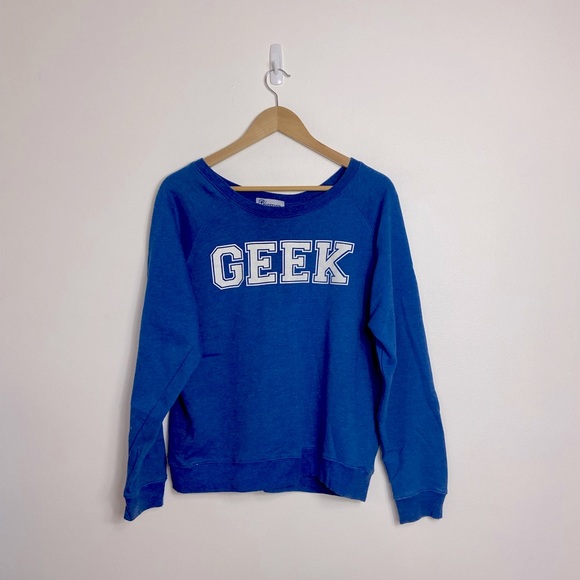 “Geek” Blue Sweatshirt - Picture 1 of 4